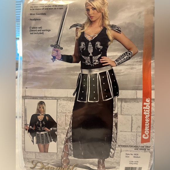 NWT DREAMGIRL GLORIOUS GLADIATOR - Picture 4 of 6